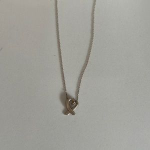 Tiffany & Co Elsa Peretti heart necklace